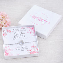 Load image into Gallery viewer, Daughter Heart Bracelet Personalised Gift