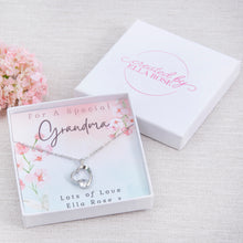 Load image into Gallery viewer, Grandma Gran Nanna Heart Necklace Personalised Gift