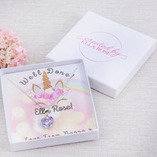 Load image into Gallery viewer, Well Done Children's Personalised Unicorn Necklace