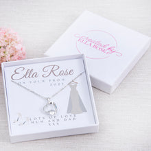 Load image into Gallery viewer, Prom Keepsake Gift Heart Necklace