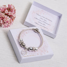 Load image into Gallery viewer, 10th 11th 12th 13th Birthday Gift For Girls Leather Charm Bracelet Diamante Beads With AgeCharm