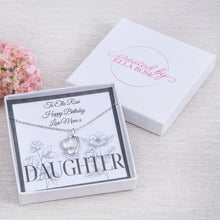 Load image into Gallery viewer, Daughter Heart Necklace Personalised Gift
