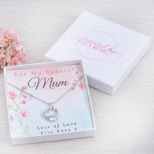 Load image into Gallery viewer, Mum Mummy Personalised Heart  Necklace
