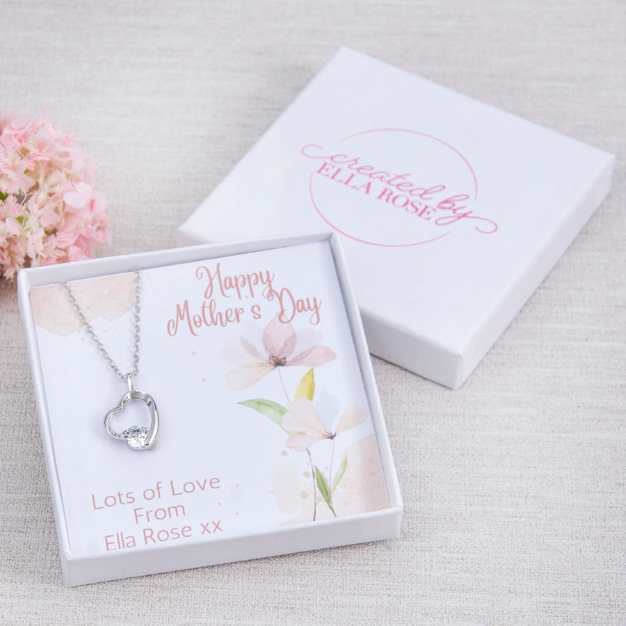 Mothers Day Thank You Mum Gift Diamante Bracelet Personalised