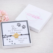 Load image into Gallery viewer, Dog Mum Paw Bracelet Personalised Gift
